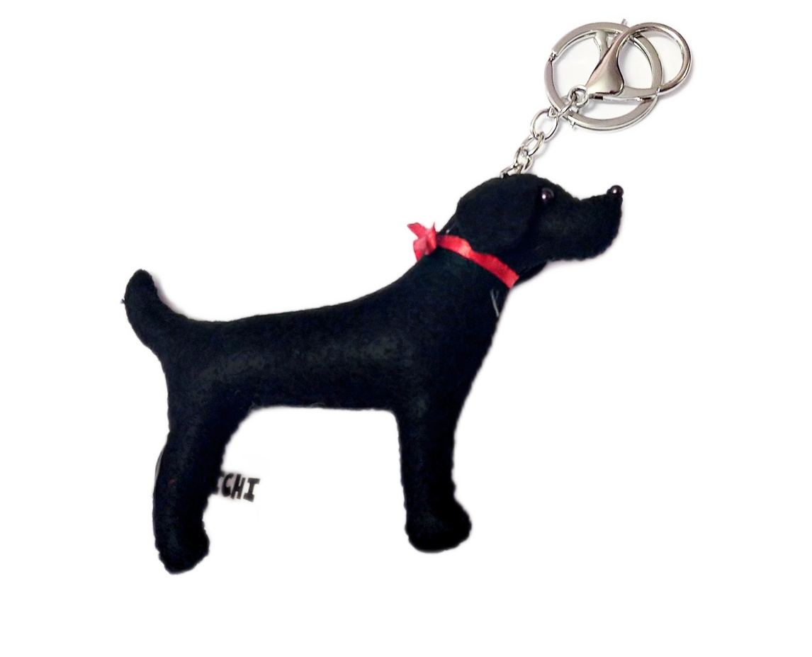 MICHI Portachiavi golden retriever Nero – Keyring Black golden retriever