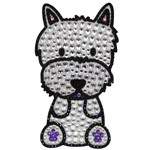 RHINESTONE STICKERS Westie Terrier