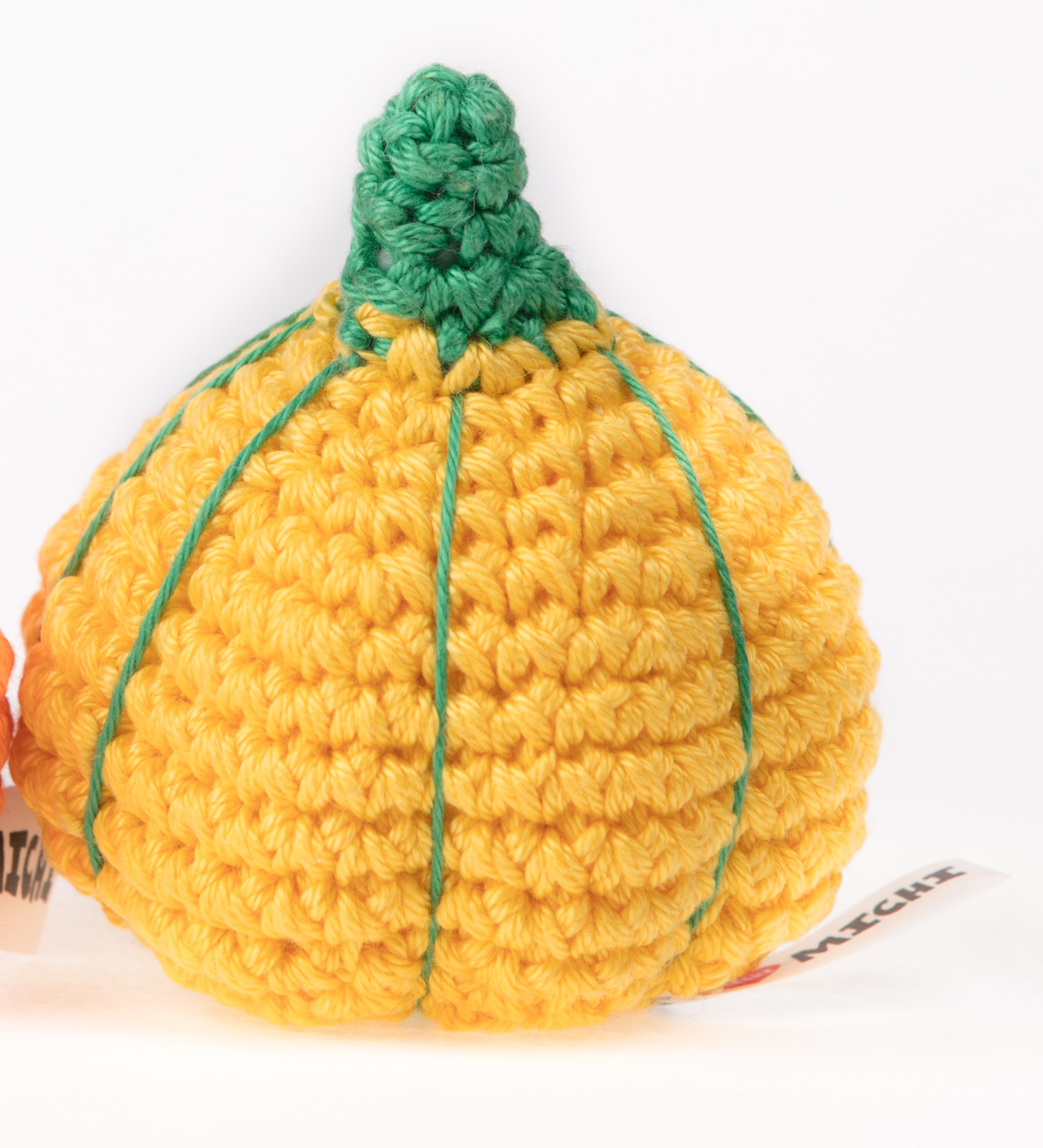 MICHI GIOCO CROCHET ZUCCA GIALLA
