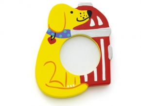 Dog and Hydrant Frame Magnet