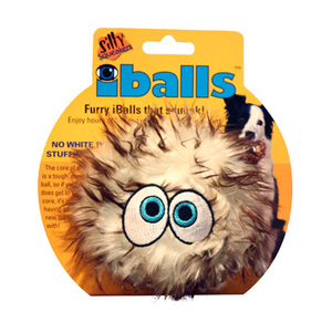 Tuffy Silly Squeaker iBall Medium Brown