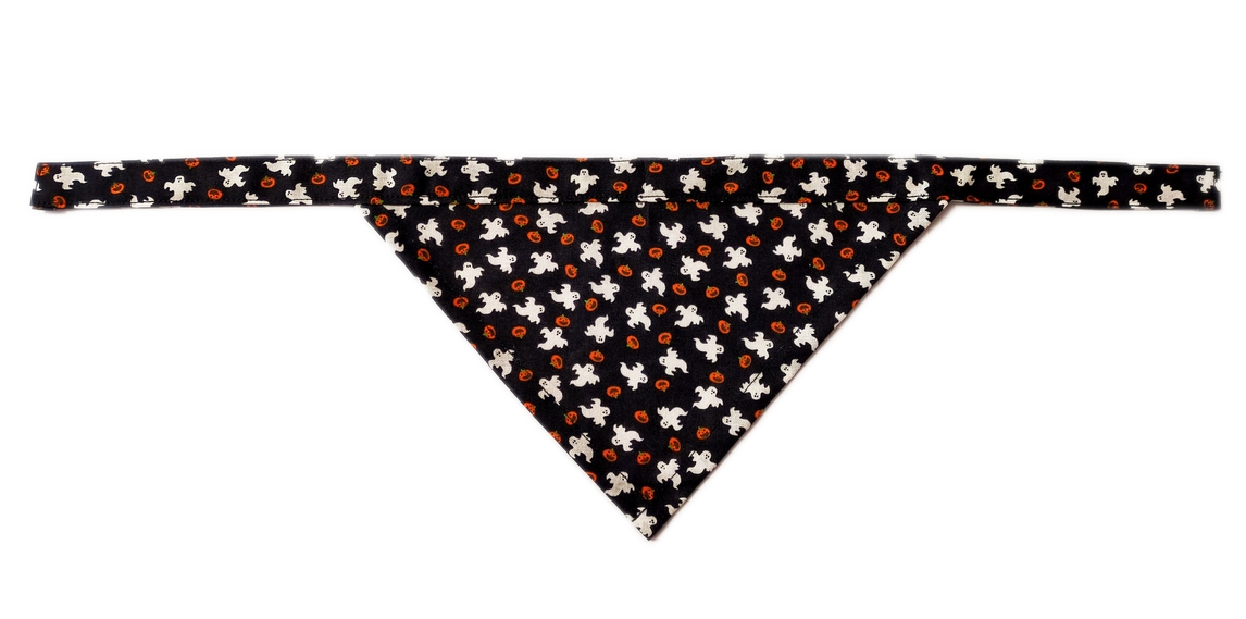 MICHI Bandana Ghosts And Pumpkins Halloween Bandanna