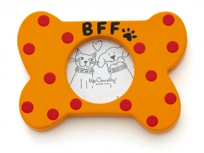 Orange Bone Frame Magnet
