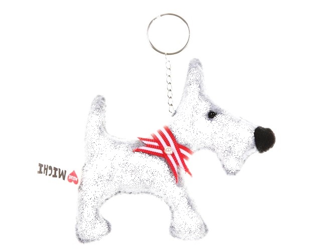 MICHI Portachiavi White Schnauzer – Keyring White Schnauzer