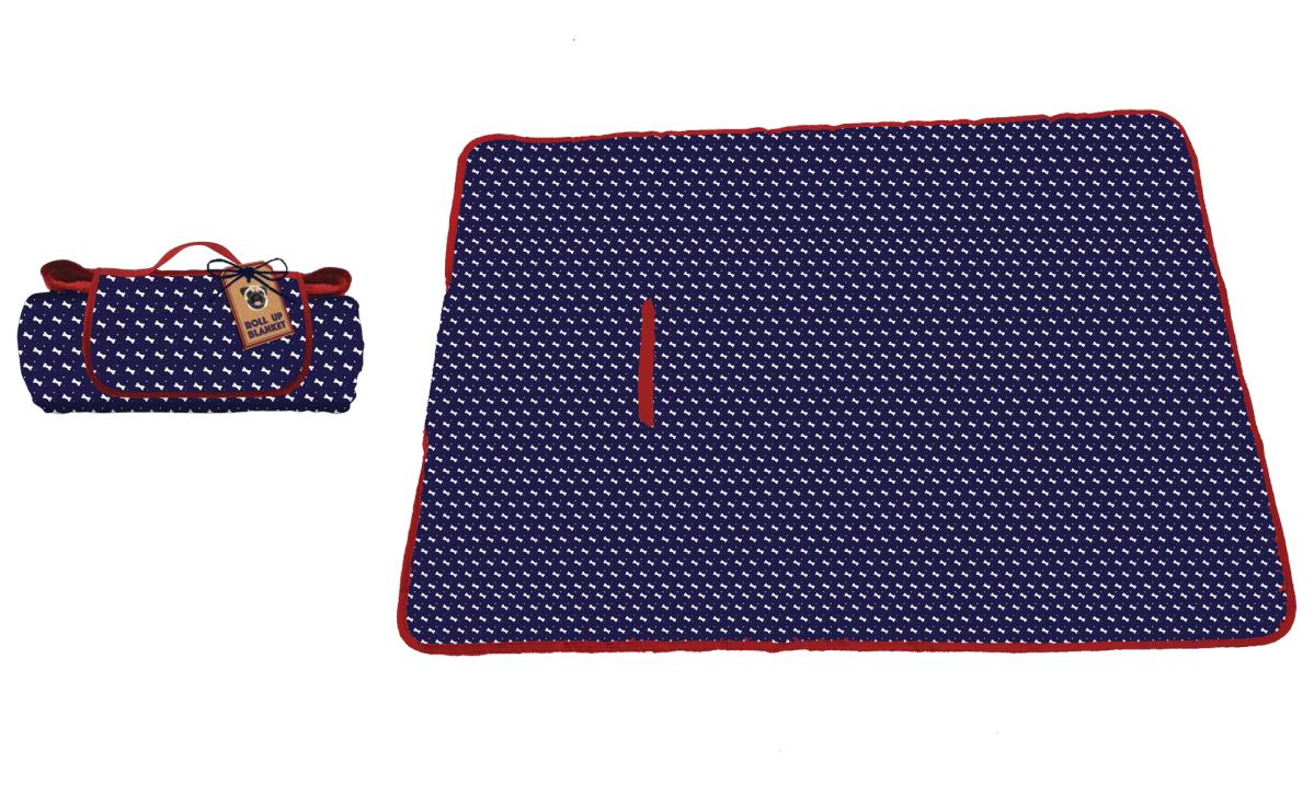 Fish and Bone Roll up blanket