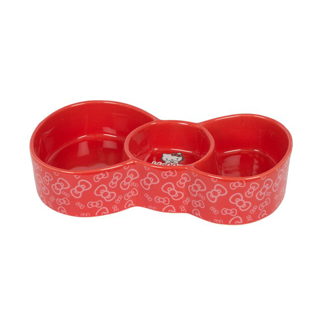 HELLO KITTY BOWTASTIC CERAMIC BOWL (3 SECTION)