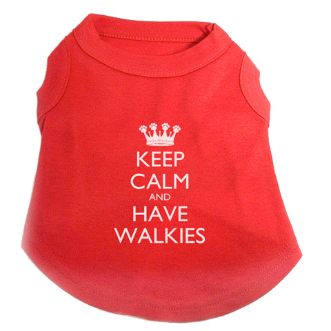 KEEP CALM XTRA SMALL T-SHIRT