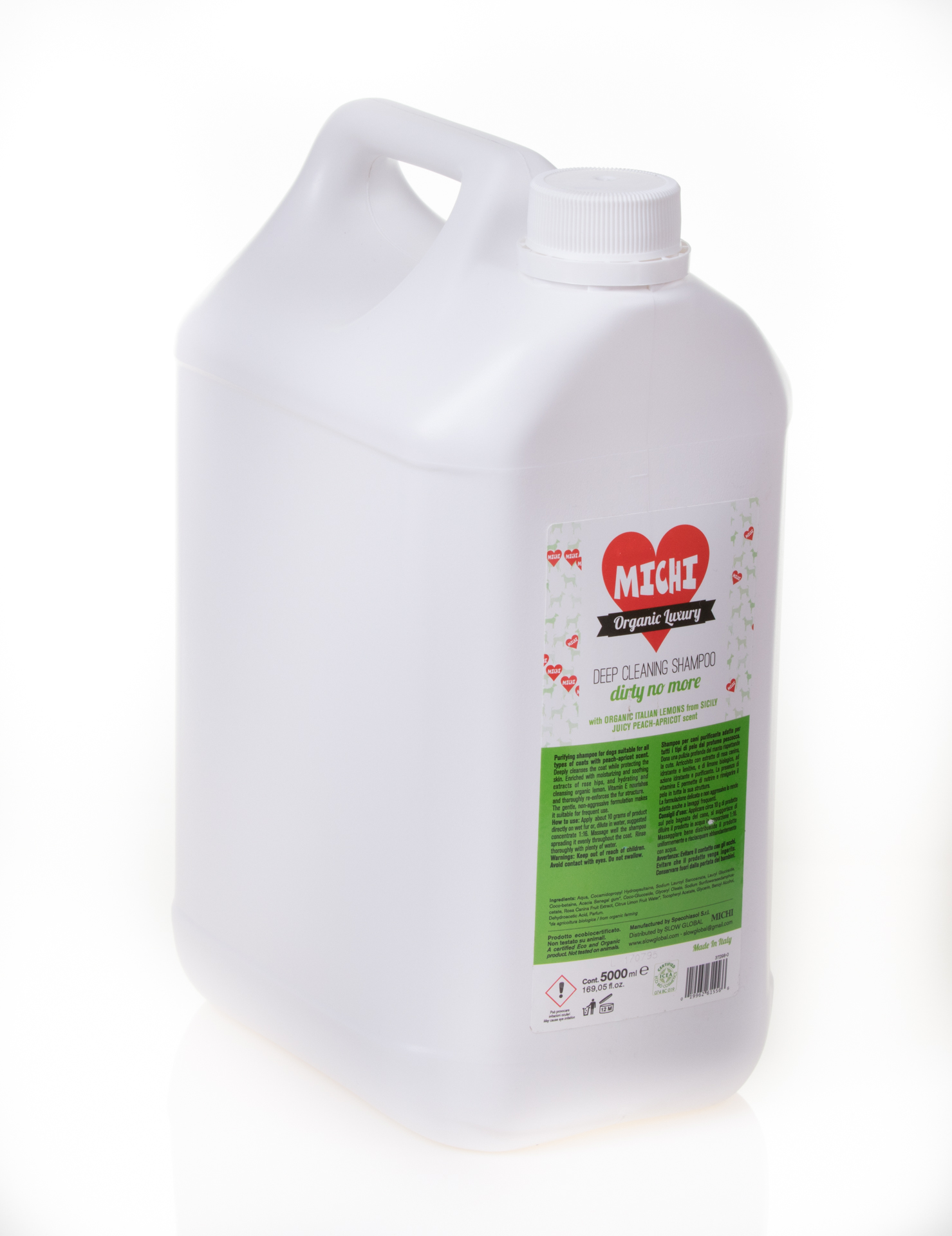 Shampoo Lavaggi Frequenti MICHI Deep Cleaning Dirty No More 5L