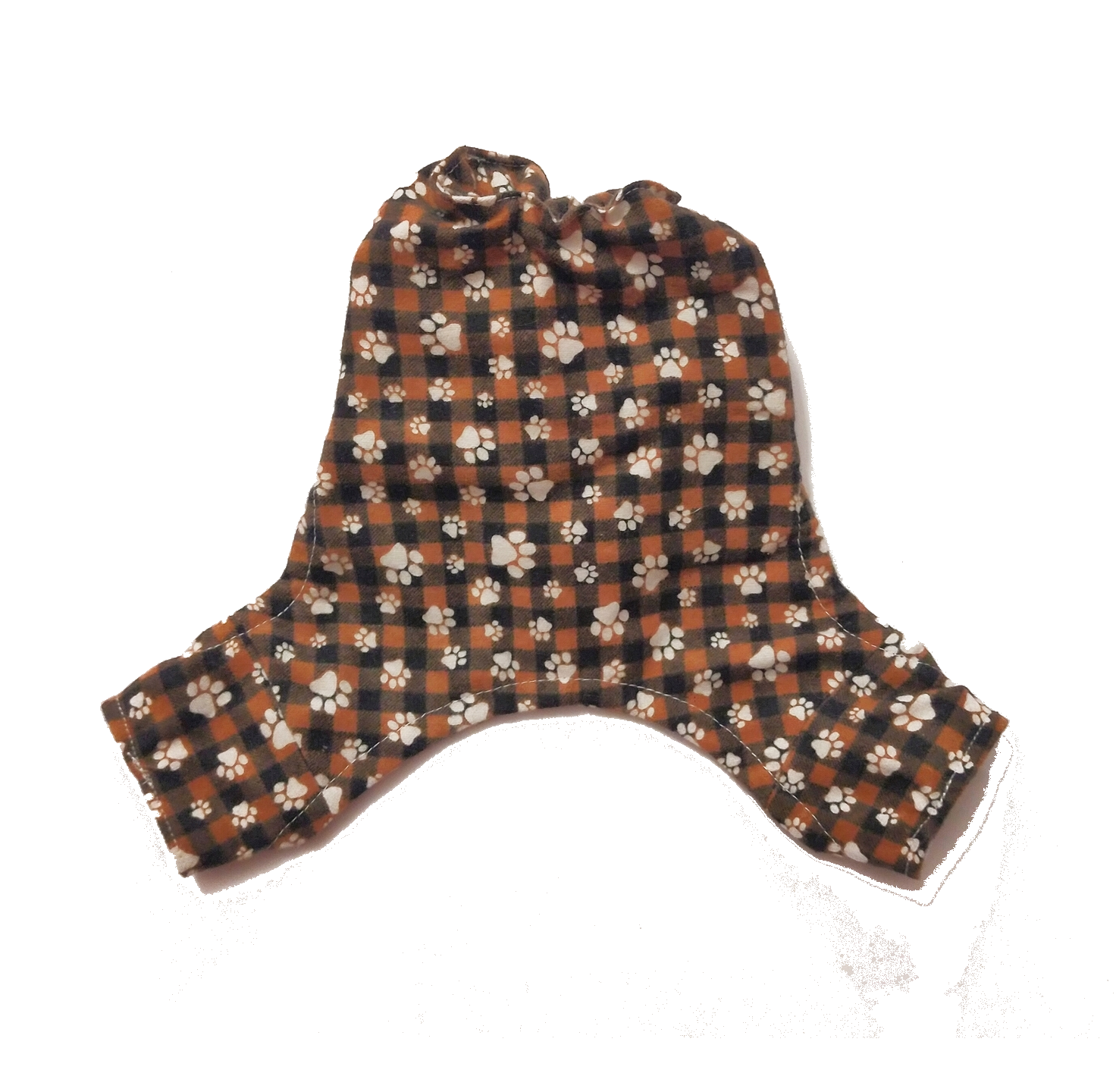 Pigiama Paws On Brown Check PJ