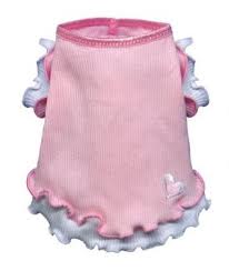 Pink Heart Ruffle Tee