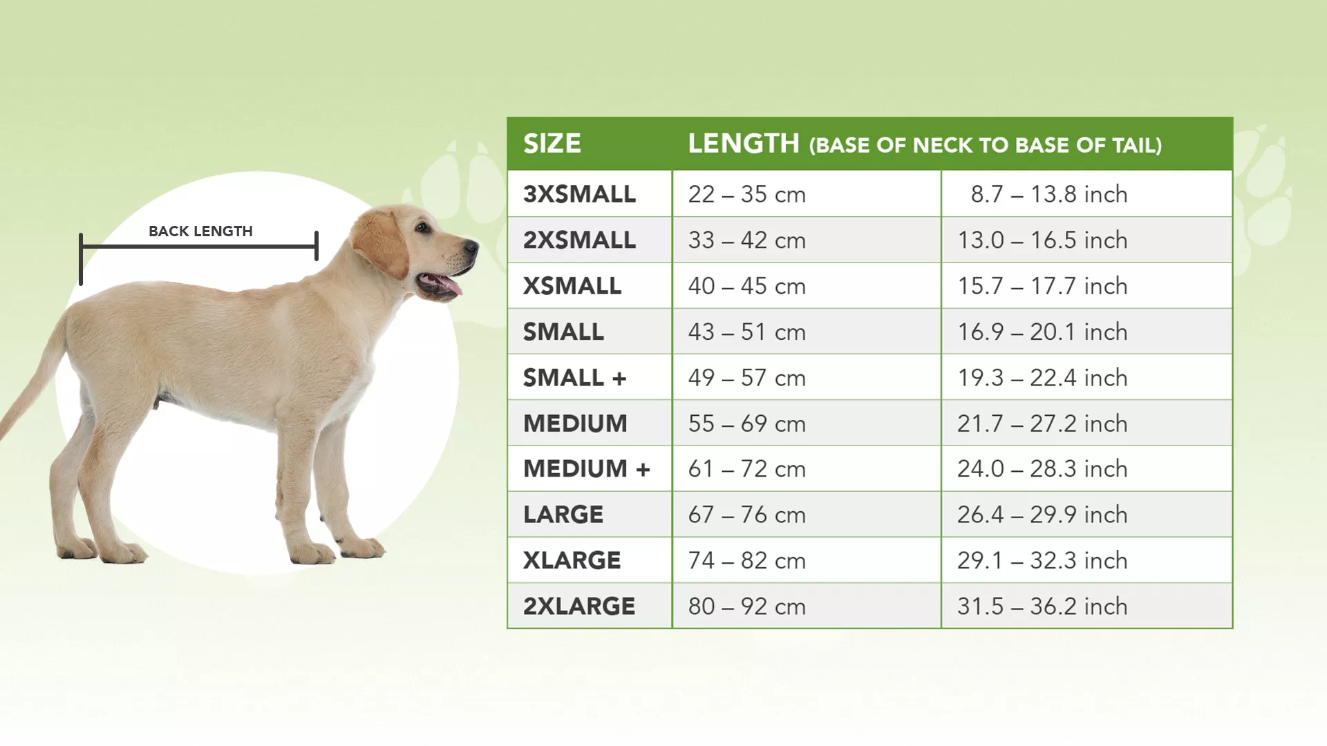 SUITICAL_EN_RECOVERY-SUIT-DOG-MAATTABEL_01_2022