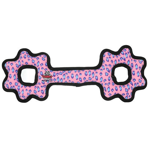 Tuffy Ultimate Tug-O-Gear Pink Leopard