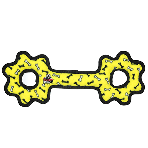 Tuffy Ultimate Tug-O-Gear Yellow Bone