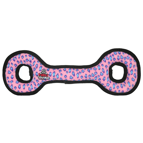 Tuffy Ultimate Tug-O-War Pink Leopard