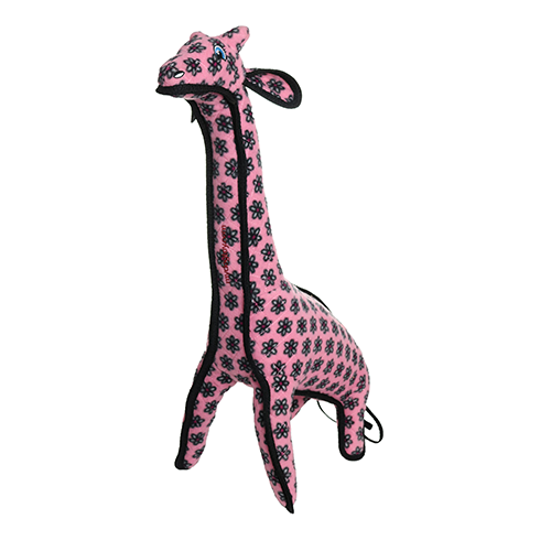 Tuffy Zoo Giraffe Pink