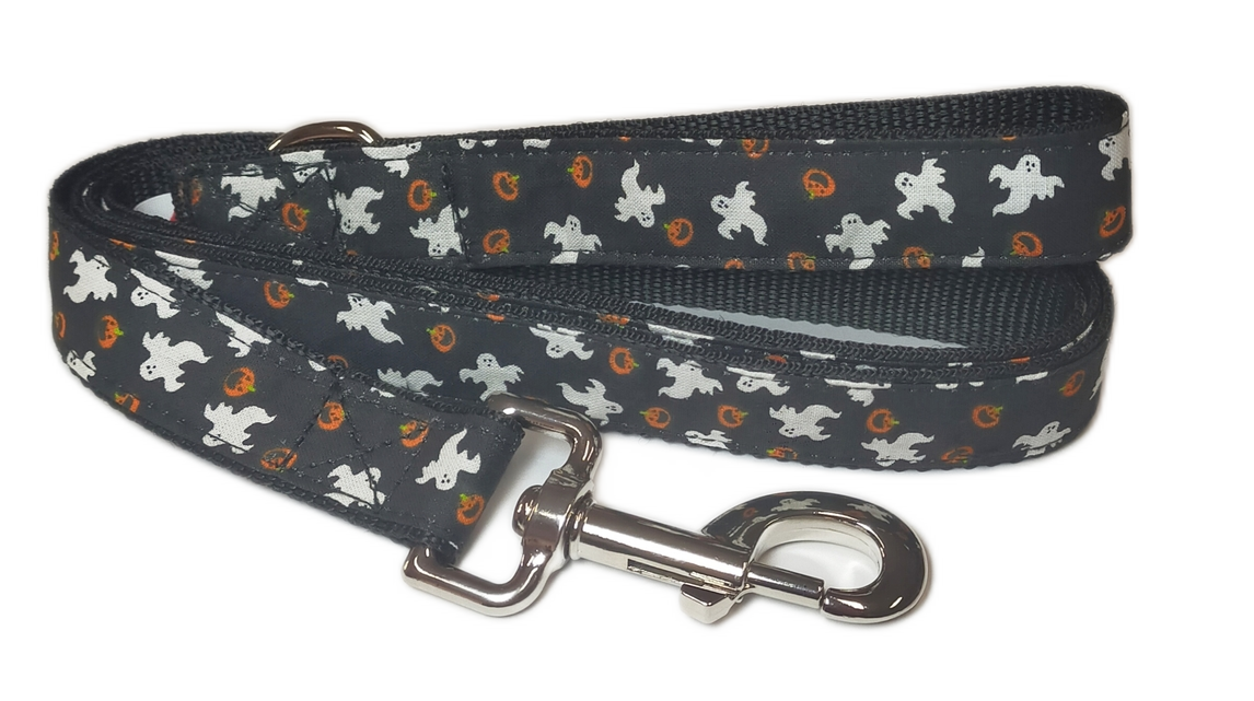 MICHI GUINZAGLIO Ghosts And Pumpkins Leash