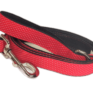MICHI GUINZAGLIO Dotty Red Leash