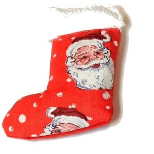 HAPPY SANTA STOCKING CATNIP CAT TOY MICHI CALZA NATALE CON ERBA GATTA