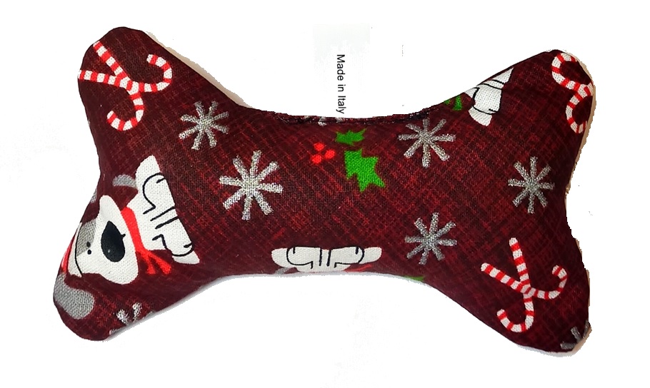 HOLIDAY CHEER DOGGIE BONE MICHI GIOCO OSSO Toy Bone S