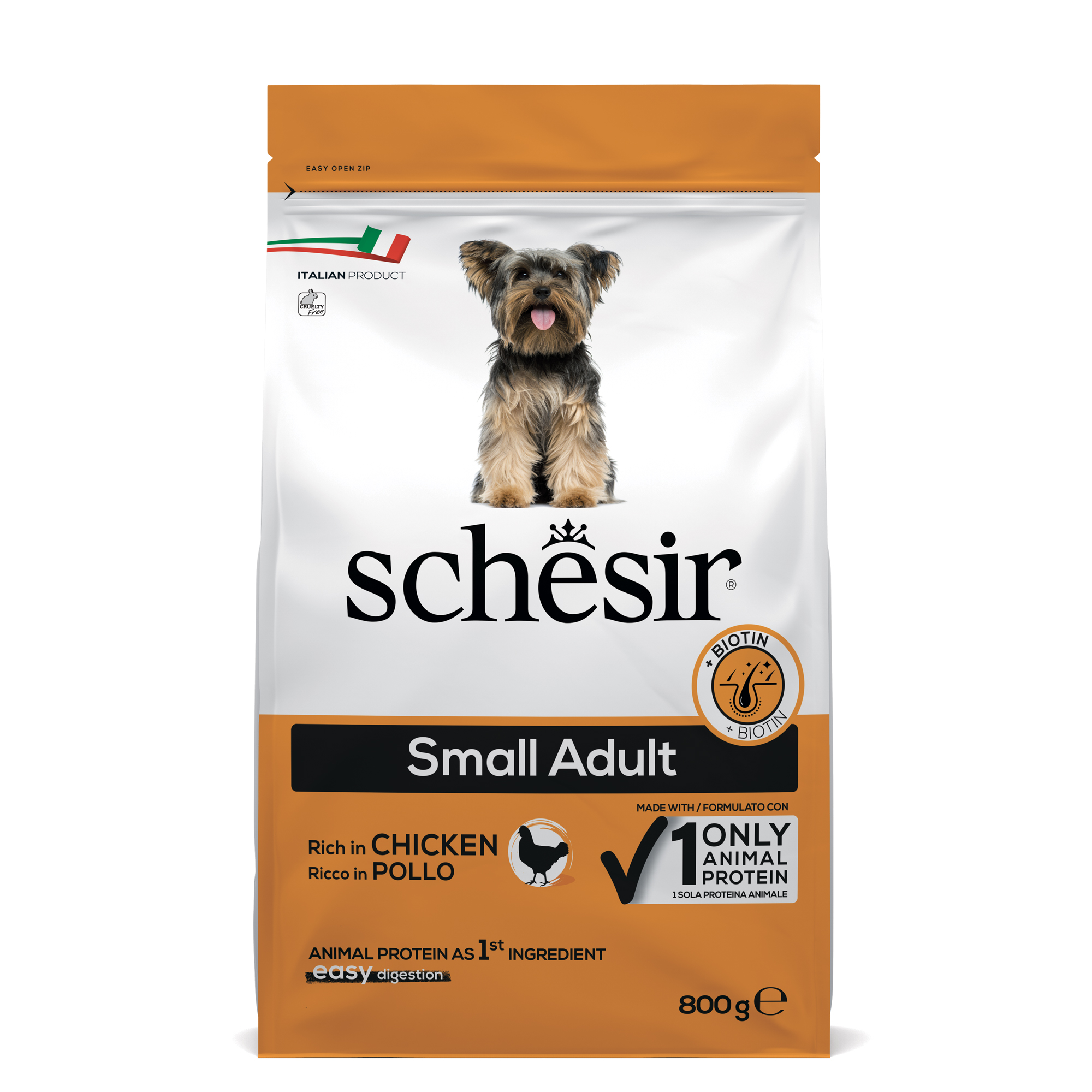 SCHESIR DRY DOG SMALL  800GR