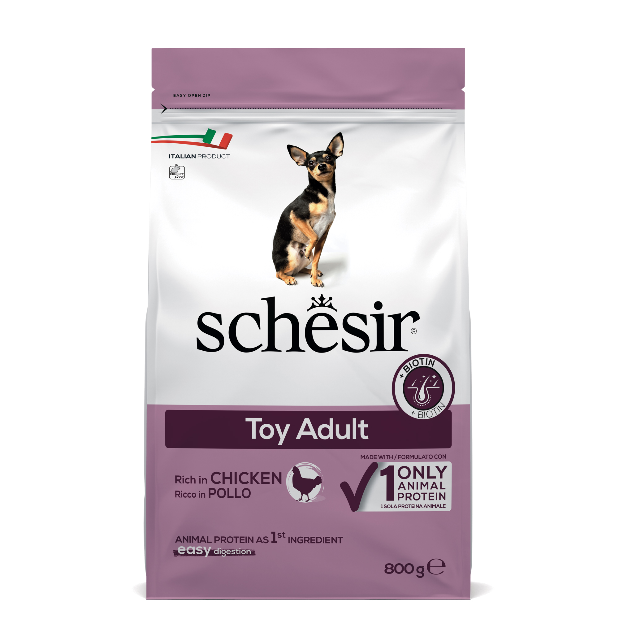 SCHESIR DRY DOG TOY CHICKEN 800gr