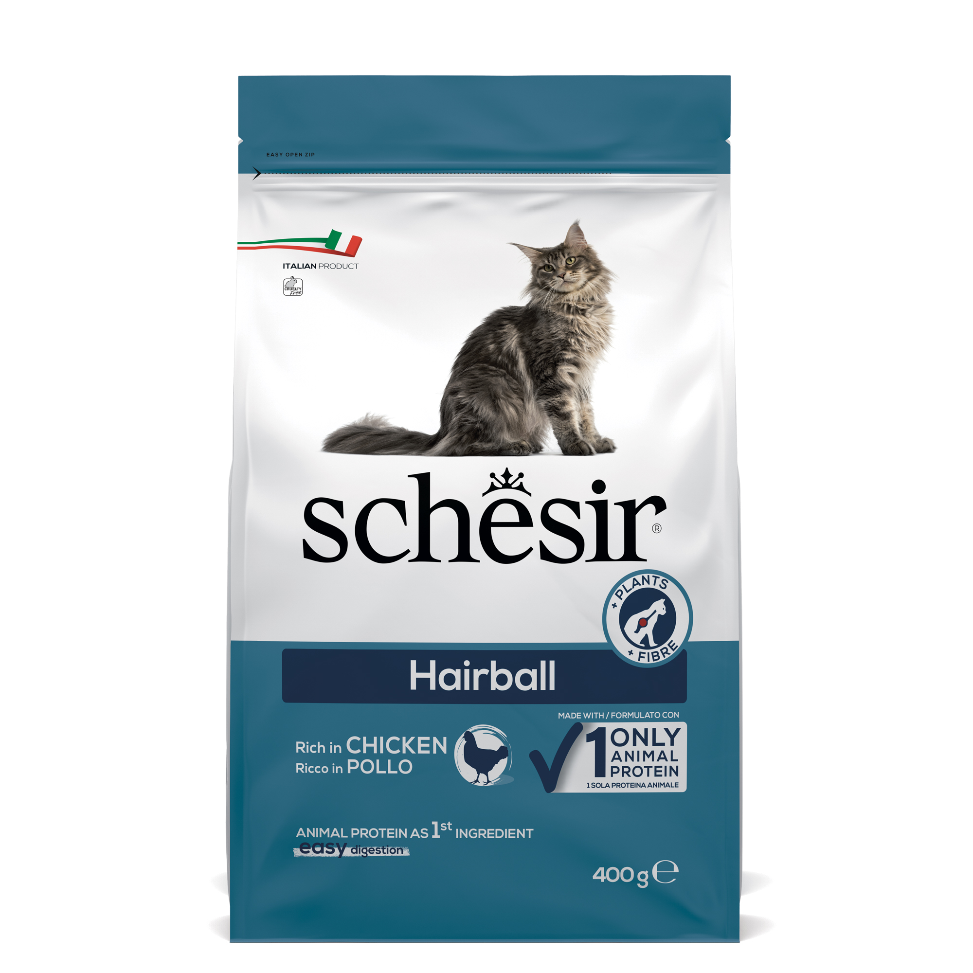 SCHESIR DRY CAT HAIRBALL 400GR