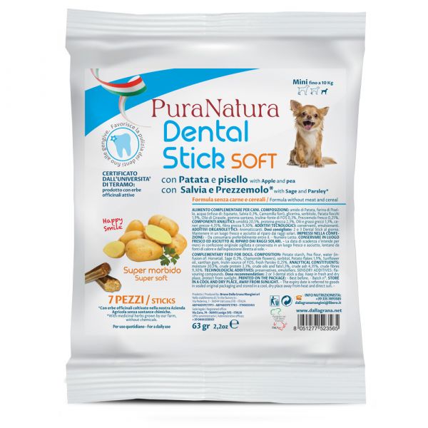 Pura Natura DENTAL STICK DOG GRAIN FREE MINI