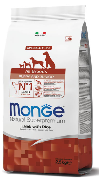 NATURAL SUPERPREMIUM SECCO CANE All Breeds Puppy 2,50Kg