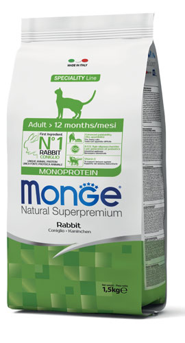 Monge Natural Superpremium Adult Monoprotein –  1,50Kg